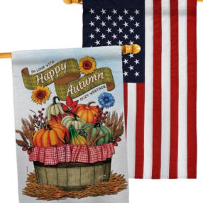 House Flag Harvest Autumn HP130420AC