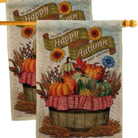House Flag Harvest Autumn HP130420AE B