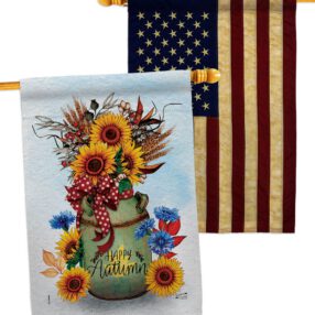 House Flag Harvest Autumn HP130421AA
