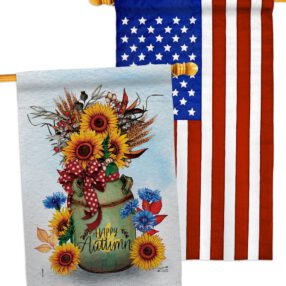 House Flag Harvest Autumn HP130421AB