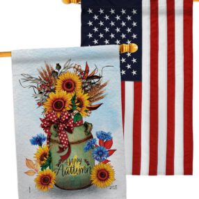 House Flag Harvest Autumn HP130421AC