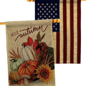 House Flag Harvest Autumn HP130423AA B