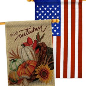 House Flag Harvest Autumn HP130423AB B