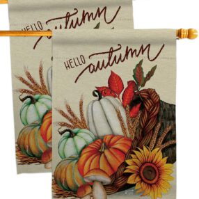 House Flag Harvest Autumn HP130423AE
