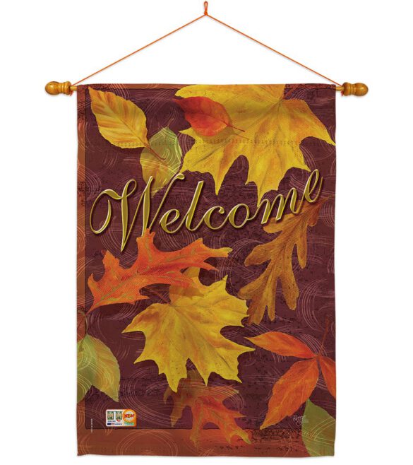 Fall Leaves - Harvest & Autumn Fall Vertical Impressions Decorative Flags HG113047 Made In USA - Image 14