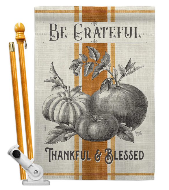 Autumn Farmhouse - Harvest & Autumn Fall Vertical Impressions Decorative Flags HG113097 Made In USA - Image 6