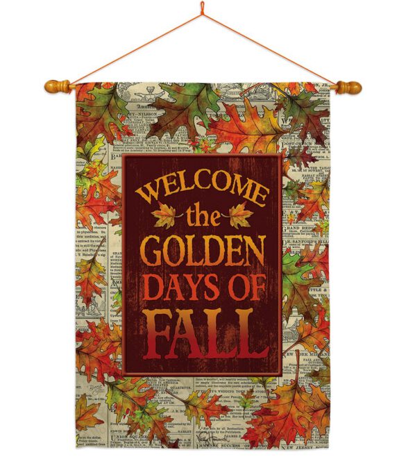 Golden Fall - Harvest & Autumn Fall Vertical Impressions Decorative Flags HG113101 Made In USA - Image 10