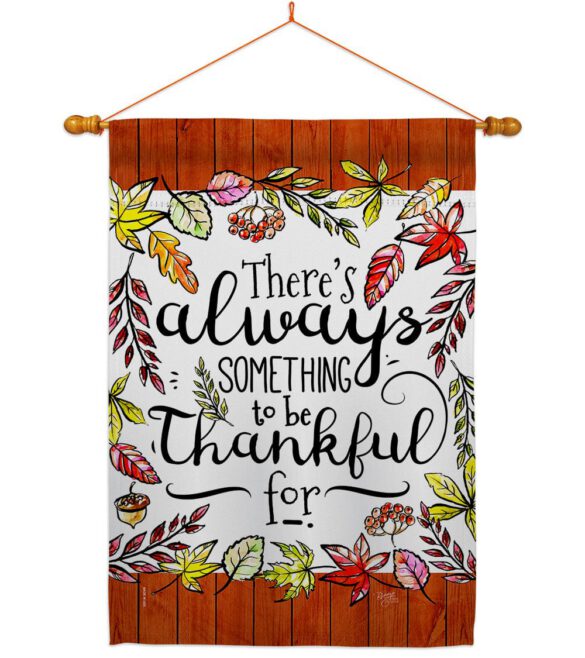 Always Something Thankful - Harvest & Autumn Fall Vertical Impressions Decorative Flags HG113112 Made In USA - Image 13