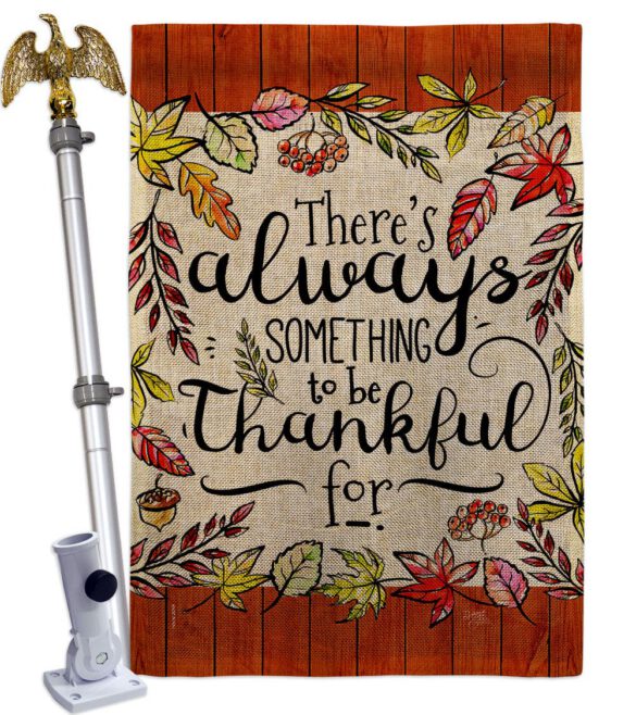 Always Something Thankful - Harvest & Autumn Fall Vertical Impressions Decorative Flags HG113112 Made In USA - Image 24