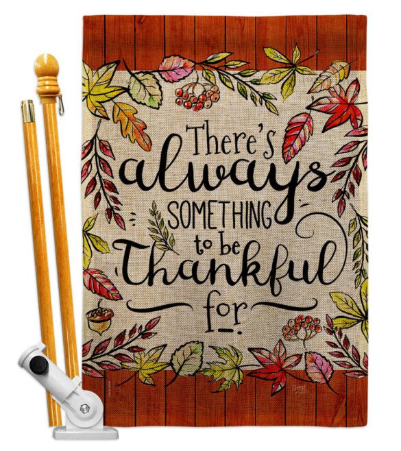 Always Something Thankful - Harvest & Autumn Fall Vertical Impressions Decorative Flags HG113112 Made In USA - Image 18