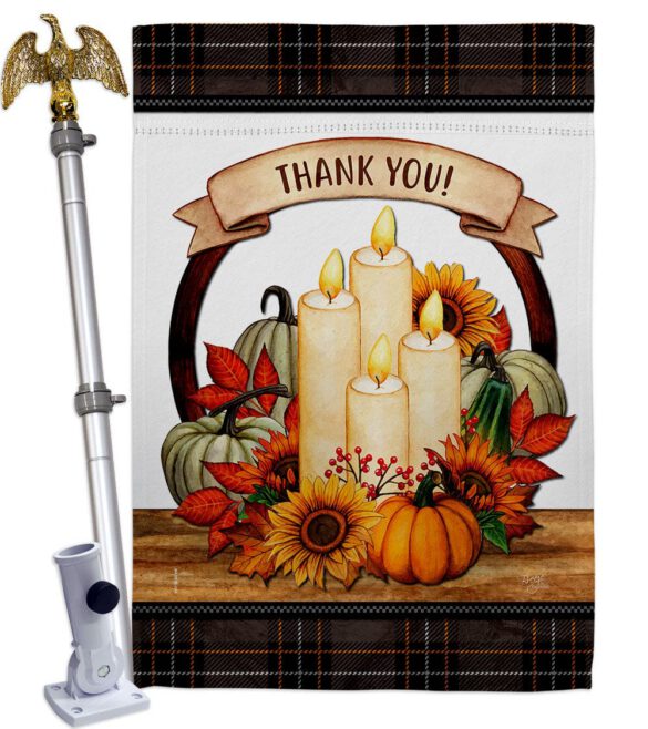 Autumn Candles - Harvest & Autumn Fall Vertical Impressions Decorative Flags HG113114 Made In USA - Image 12