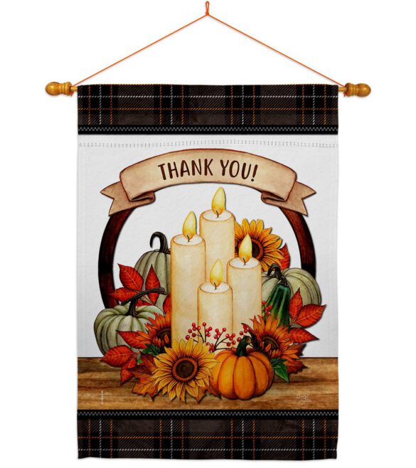 Autumn Candles - Harvest & Autumn Fall Vertical Impressions Decorative Flags HG113114 Made In USA - Image 13