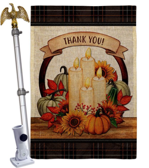Autumn Candles - Harvest & Autumn Fall Vertical Impressions Decorative Flags HG113114 Made In USA - Image 24