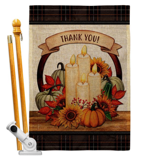 Autumn Candles - Harvest & Autumn Fall Vertical Impressions Decorative Flags HG113114 Made In USA - Image 18