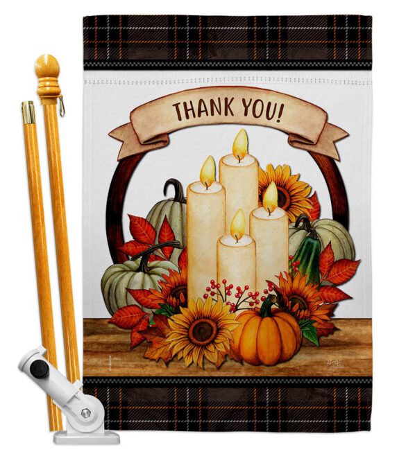 Autumn Candles - Harvest & Autumn Fall Vertical Impressions Decorative Flags HG113114 Made In USA - Image 6