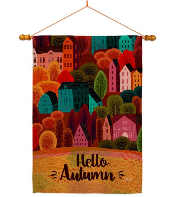 Autumn Calling - Harvest & Autumn Fall Vertical Impressions Decorative Flags HG130288 Made In USA - Image 13