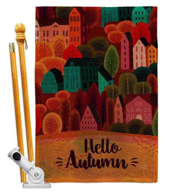 Autumn Calling - Harvest & Autumn Fall Vertical Impressions Decorative Flags HG130288 Made In USA - Image 18