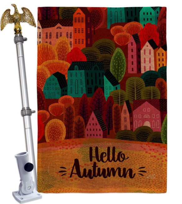 Autumn Calling - Harvest & Autumn Fall Vertical Impressions Decorative Flags HG130288 Made In USA - Image 24