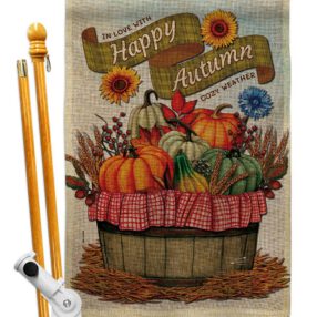 House Flag Harvest Autumn HS130420 B