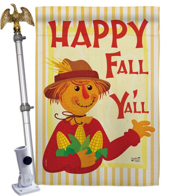 Fall Scarecrow - Harvest & Autumn Fall Vertical Impressions Decorative Flags HG137564 Made In USA - Image 9