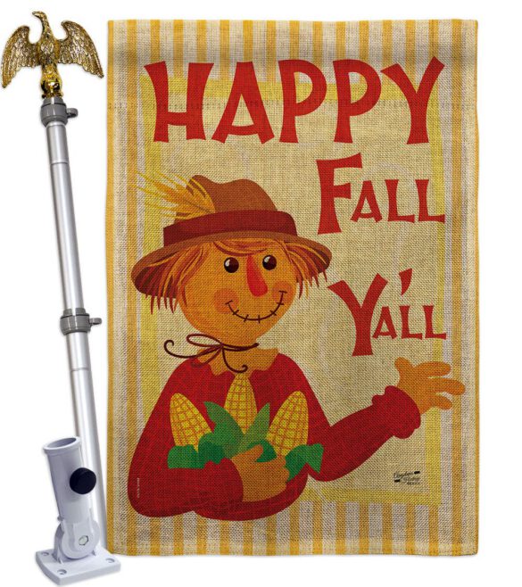 Fall Scarecrow - Harvest & Autumn Fall Vertical Impressions Decorative Flags HG137564 Made In USA - Image 19