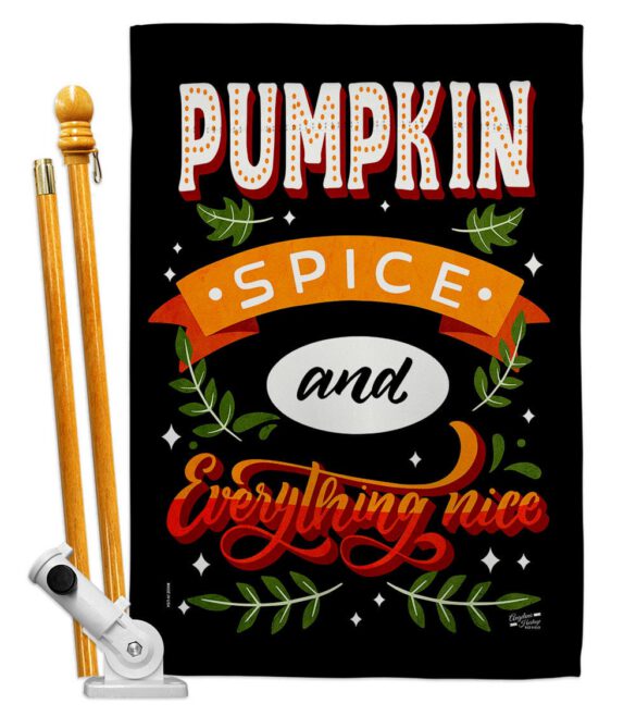 Everything Nice - Harvest & Autumn Fall Vertical Impressions Decorative Flags HG137581 Made In USA - Image 5