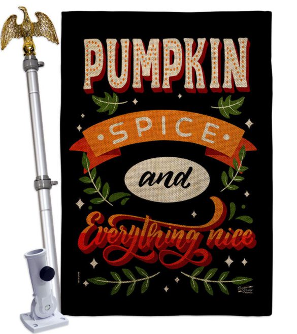 Everything Nice - Harvest & Autumn Fall Vertical Impressions Decorative Flags HG137581 Made In USA - Image 23