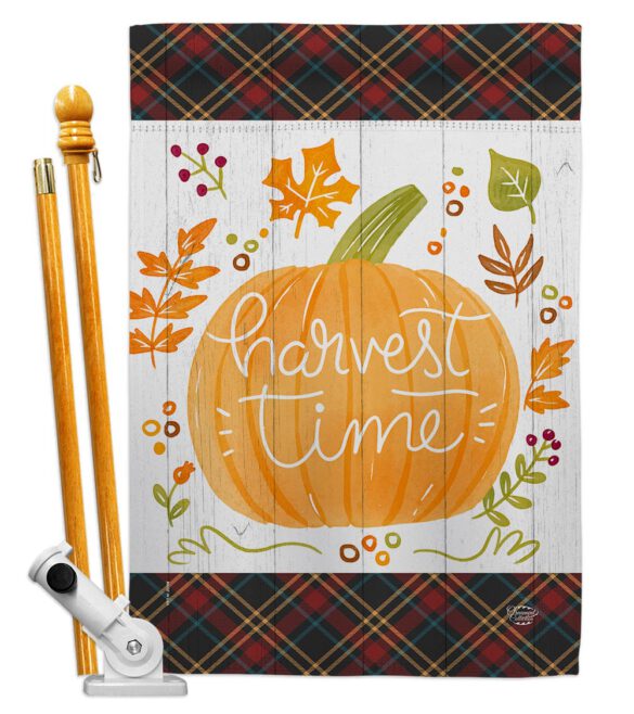 Harvest Time - Harvest & Autumn Fall Vertical Impressions Decorative Flags HG192274 Made In USA - Image 5
