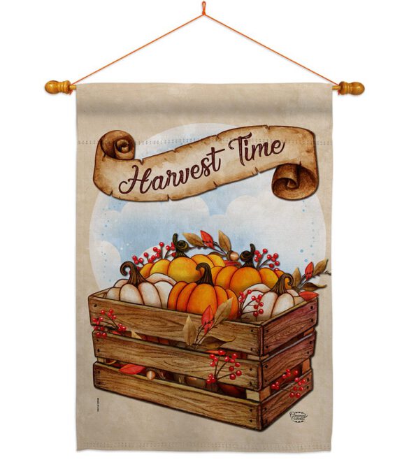 Harvest Time - Harvest & Autumn Fall Vertical Impressions Decorative Flags HG192299 Made In USA - Image 10