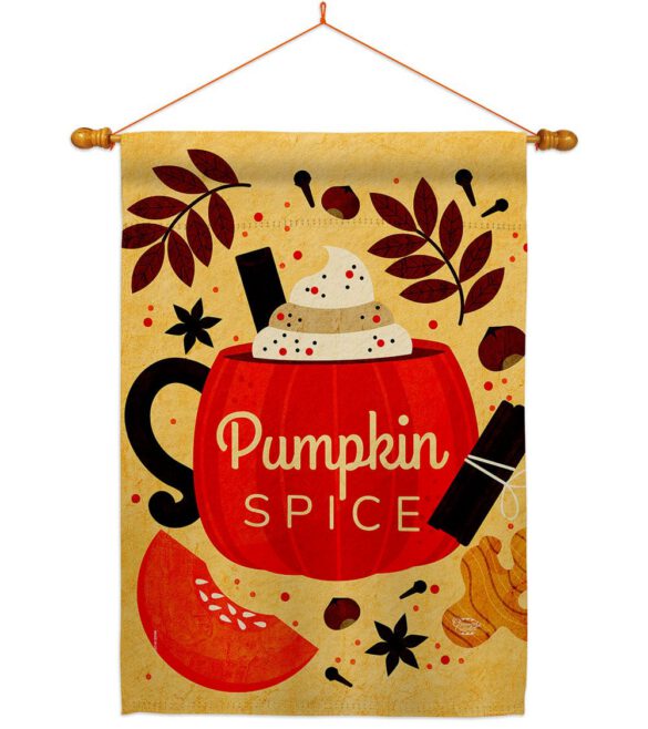 Fall Drinks - Harvest & Autumn Fall Vertical Impressions Decorative Flags HG192659 Made In USA - Image 12