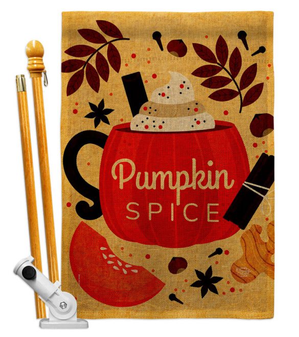 Fall Drinks - Harvest & Autumn Fall Vertical Impressions Decorative Flags HG192659 Made In USA - Image 17