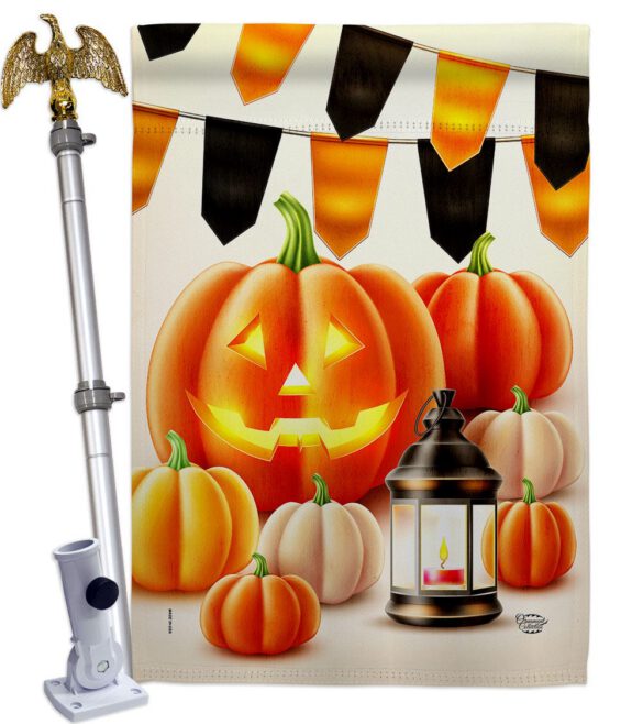 Halloween Lantern - Harvest & Autumn Fall Vertical Impressions Decorative Flags HG192680 Made In USA - Image 11