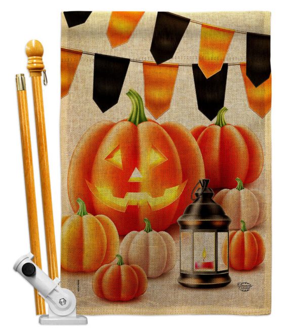 Halloween Lantern - Harvest & Autumn Fall Vertical Impressions Decorative Flags HG192680 Made In USA - Image 17