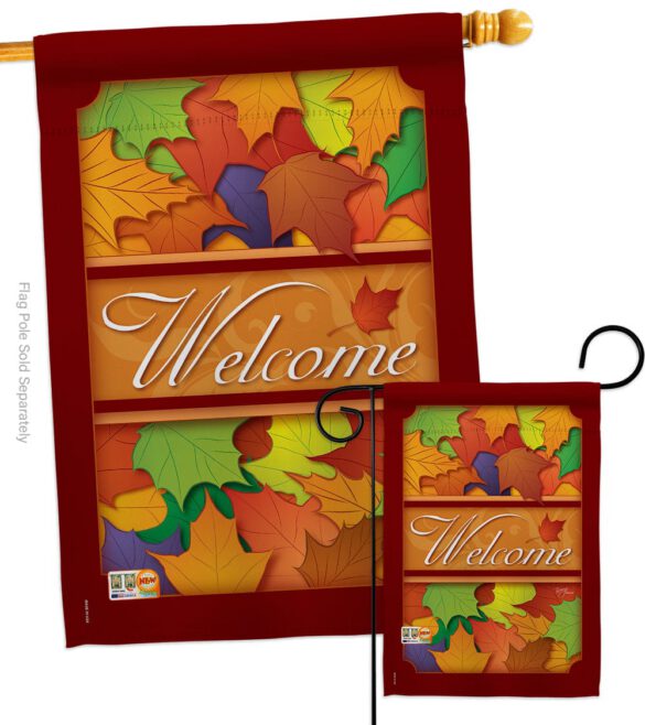 Autumn - Harvest & Autumn Fall Vertical Impressions Decorative Flags HG113035 Imported - Image 4