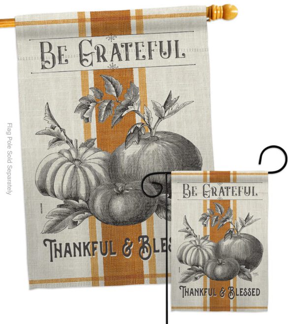 Autumn Farmhouse - Harvest & Autumn Fall Vertical Impressions Decorative Flags HG113097 Made In USA - Image 4