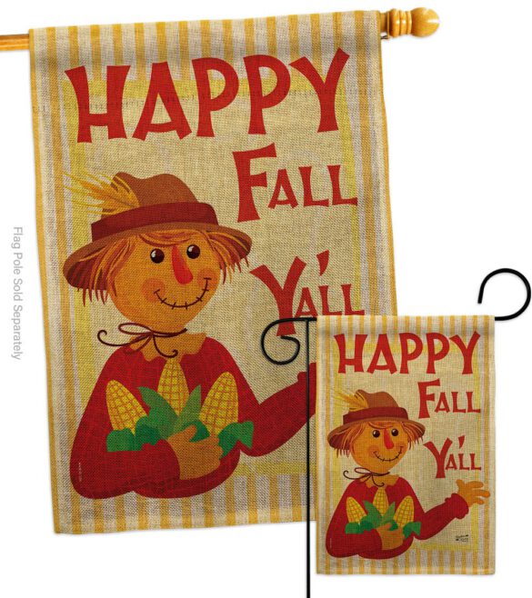 Fall Scarecrow - Harvest & Autumn Fall Vertical Impressions Decorative Flags HG137564 Made In USA - Image 13