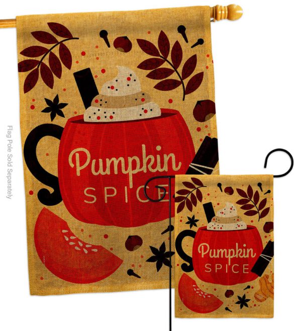 Fall Drinks - Harvest & Autumn Fall Vertical Impressions Decorative Flags HG192659 Made In USA - Image 15