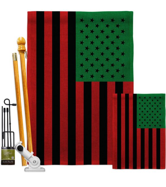African American - Historic Americana Vertical Impressions Decorative Flags HG140726 Made In USA - Image 26