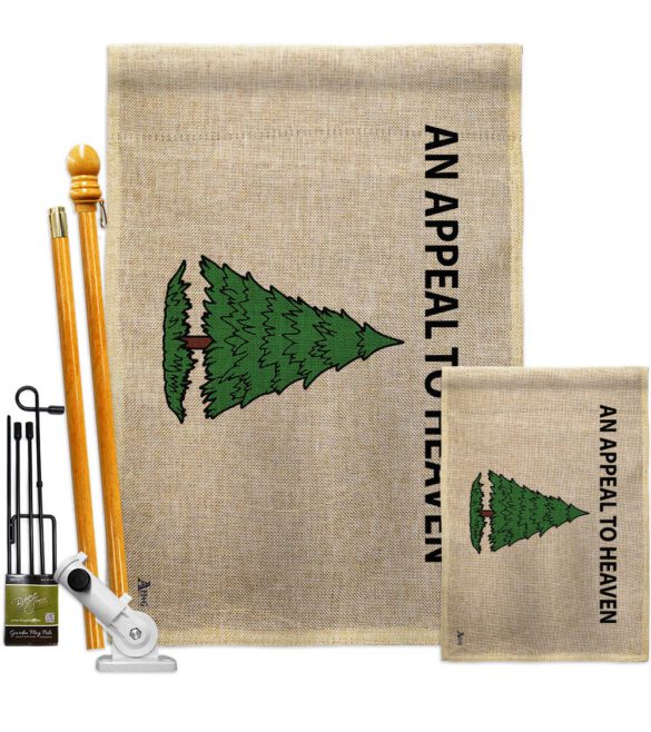 AN Appeal To Heaven - Historic Americana Vertical Impressions Decorative Flags HG140903 Made In USA - Image 17