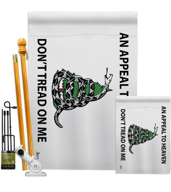 AN Appeal To Heaven Don't Tread On Me - Historic Americana Vertical Impressions Decorative Flags HG140904 Made In USA - Image 7