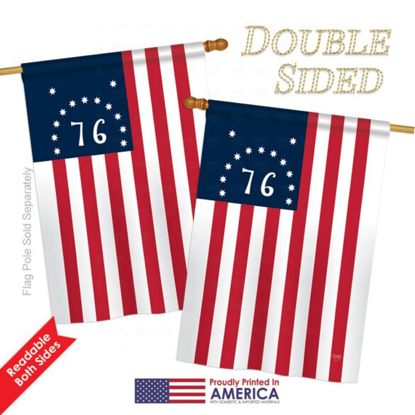 Bennington - Historic Americana Vertical Impressions Decorative Flags HG108233 Printed In USA - Image 5