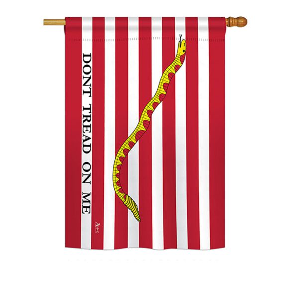 First Navy Jack - Historic Americana Vertical Impressions Decorative Flags HG140701 Printed In USA - Image 2