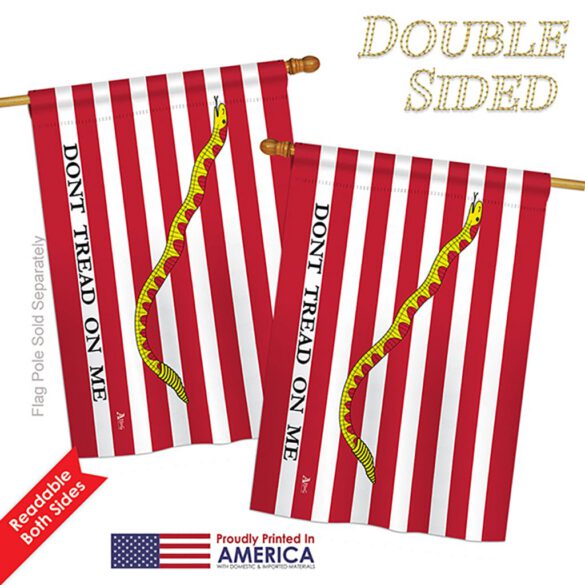 First Navy Jack - Historic Americana Vertical Impressions Decorative Flags HG140701 Printed In USA - Image 5