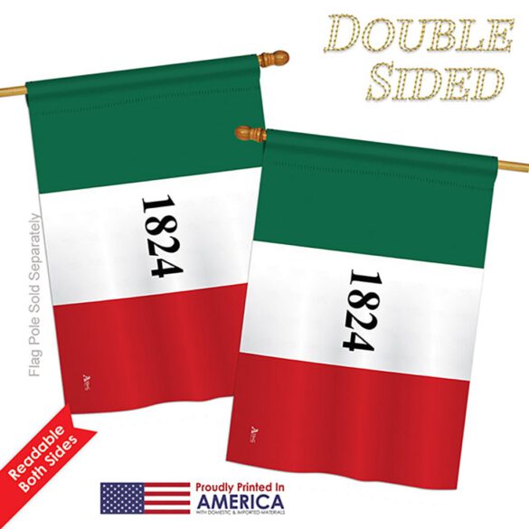 Alamo - Historic Americana Vertical Impressions Decorative Flags HG140702 Printed In USA - Image 6