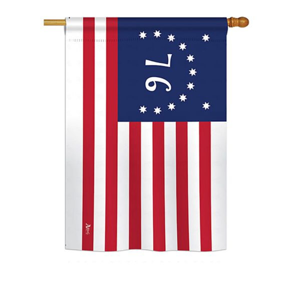 Bennington - Historic Americana Vertical Impressions Decorative Flags HG140703 Printed In USA - Image 2