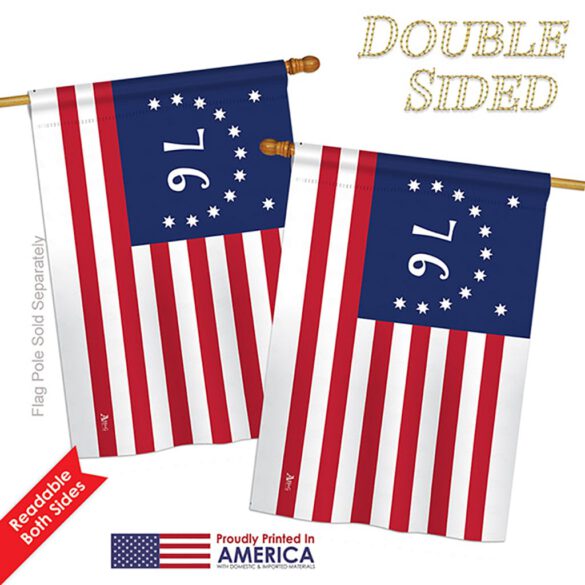 Bennington - Historic Americana Vertical Impressions Decorative Flags HG140703 Printed In USA - Image 5