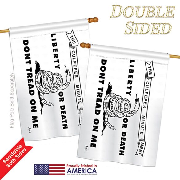Culpepper - Historic Americana Vertical Impressions Decorative Flags HG140709 Printed In USA - Image 5