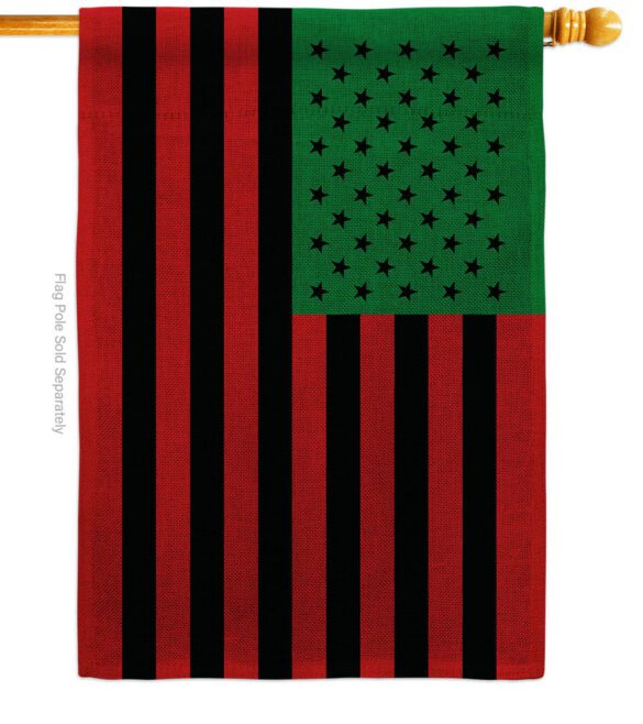 African American - Historic Americana Vertical Impressions Decorative Flags HG140726 Made In USA - Image 22
