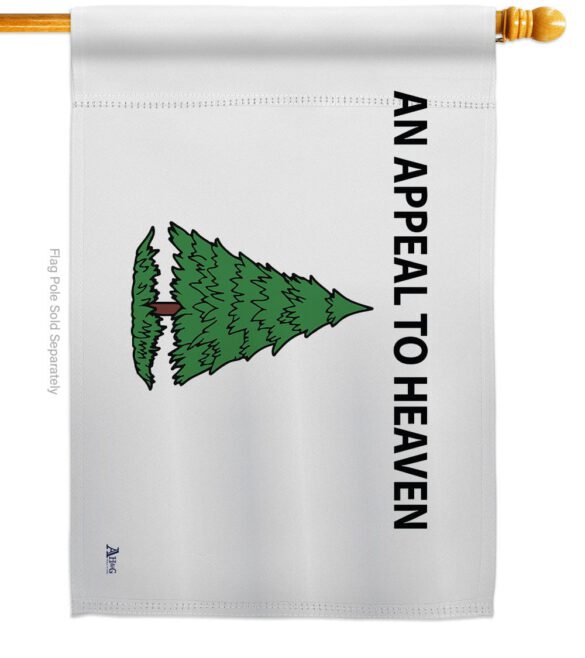 AN Appeal To Heaven - Historic Americana Vertical Impressions Decorative Flags HG140903 Made In USA - Image 3