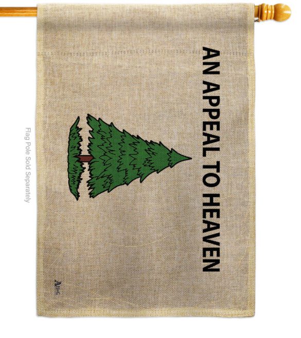 AN Appeal To Heaven - Historic Americana Vertical Impressions Decorative Flags HG140903 Made In USA - Image 13